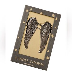Anthropologie Metallic Wing Candle Charms-New